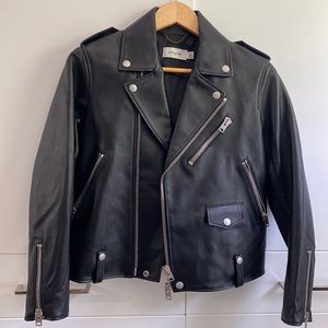 Coach Leather Moto Jacket